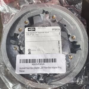 Plastic Electronic Component Adapter Ring for PFB1 Floor Box Non Metallic UL ...